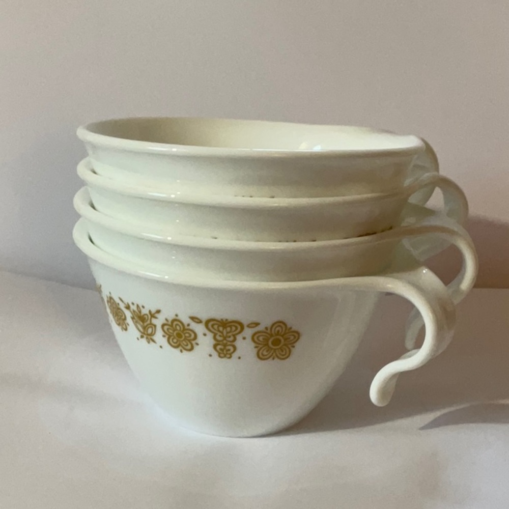 Vintage Corelle Butterfly Gold Cups - Picture 5 of 5